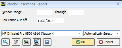 Vendor Insurance Report