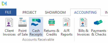 accounting - cr menu