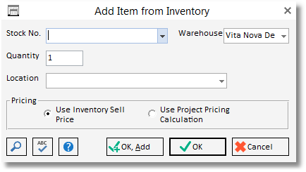 add from inventory window