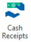 cash receipts button