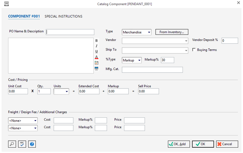 catalog comp window
