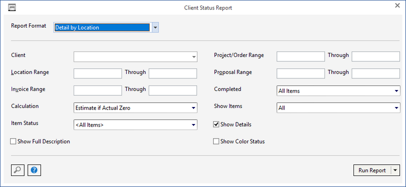 client status report window2