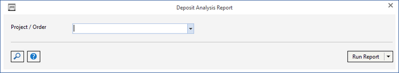 dep analysis report window