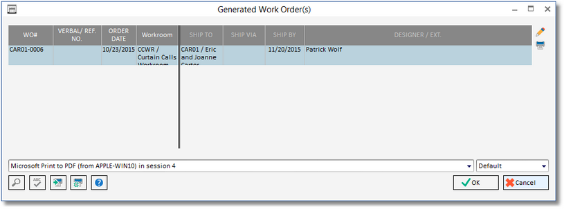 generated wo window