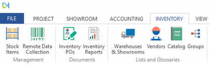 inventory menu