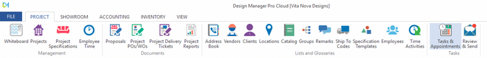 project - tasks and appts