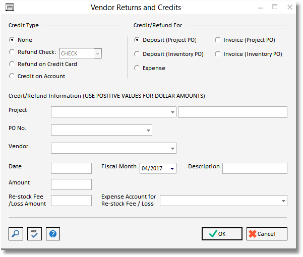 return_credit - vendor