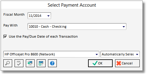 select pay amt - online button