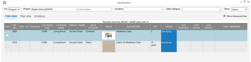 spec window with group example