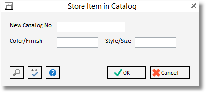 store item in catalog window