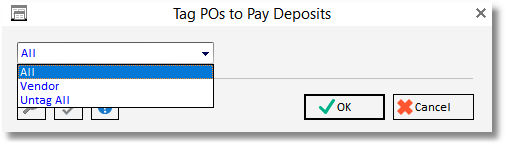 tag po to pay deps window