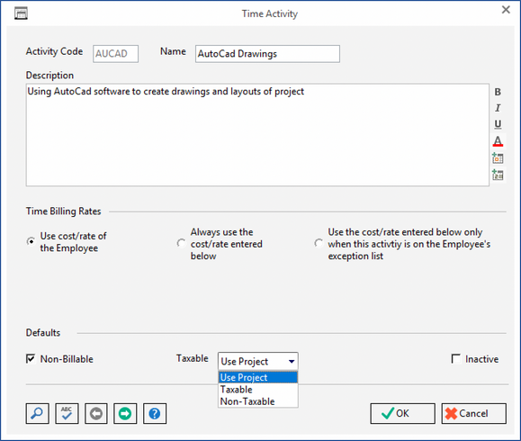 time activity window