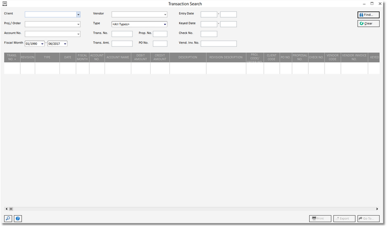 tx search window