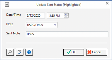 UpdateSentStatuswindow